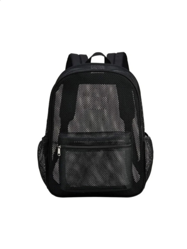 Womens Mesh Breathable Backpack Portable Hollow Casual Outdoor Travel Storage Bag 260626 - view 3