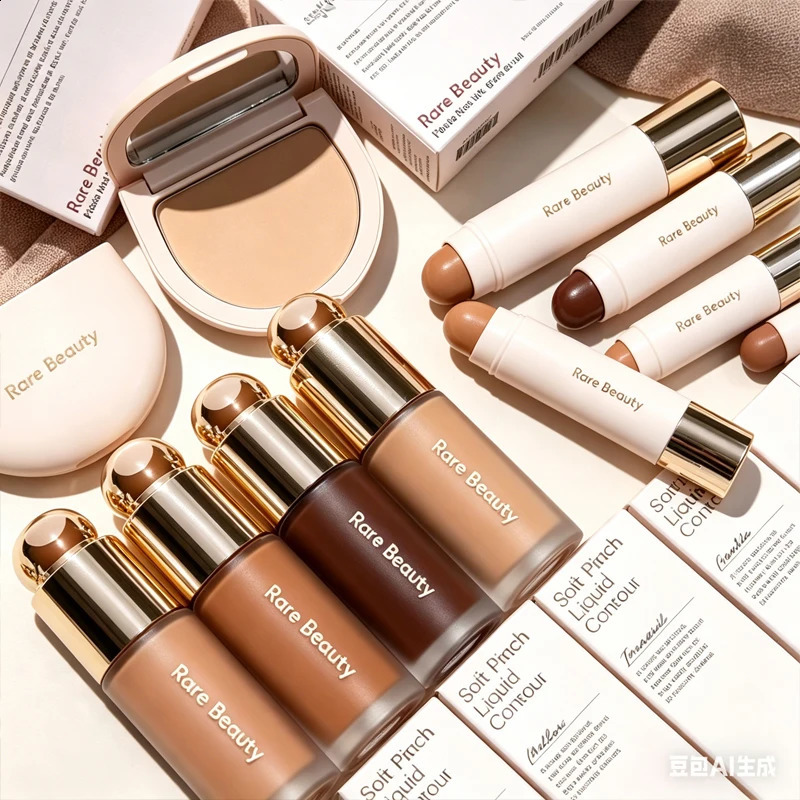 Original Rare Beauty 3D Face Contour Liquid Bronzer Shade Smooth Highlight Mirror Lasting Natural Nose Shadow Waterproof Makeup 260625 - view 5