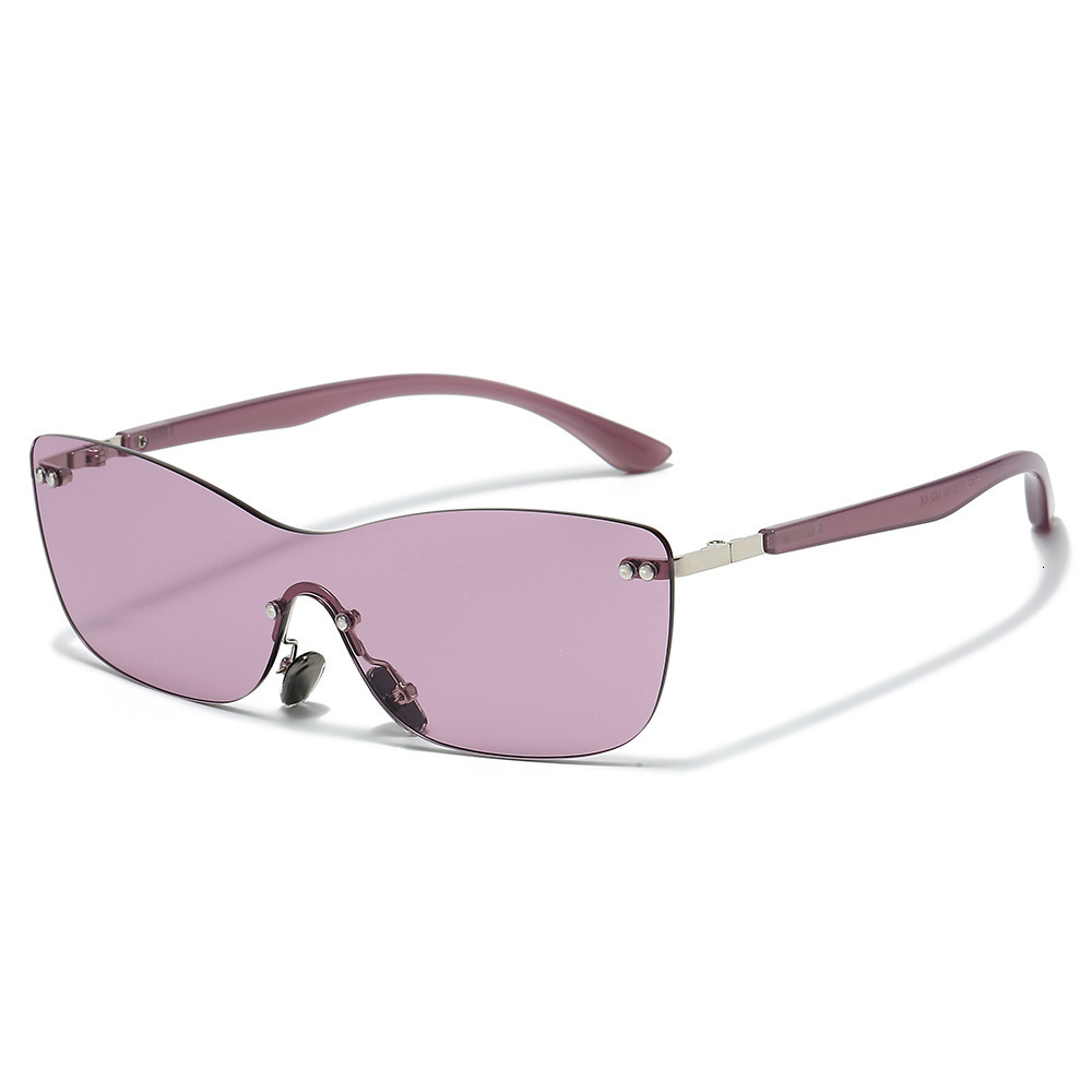 26 Styles Of Korean Frameless Cat-Eye Women With Square Or Round Faces, Slimming Stylish, Suitable For Hot Girls, European And American Fashion Street - view 4