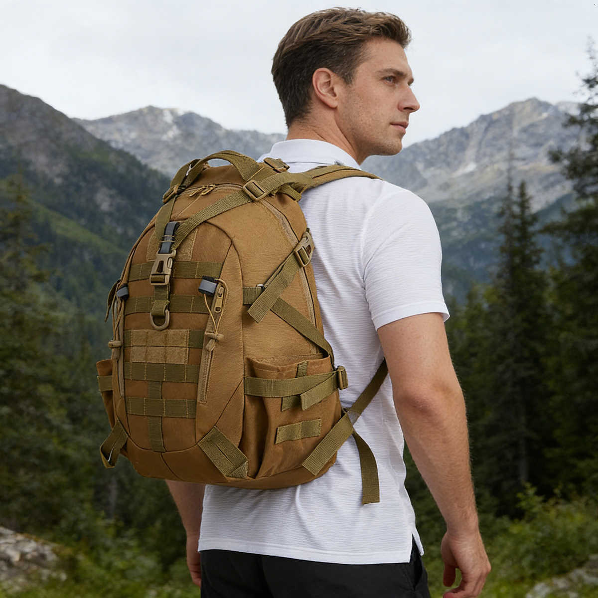 backpacks Tactical emergency backpacks and with modular loading systems featuring reflective strips suitable for daily use M260626 - view 1