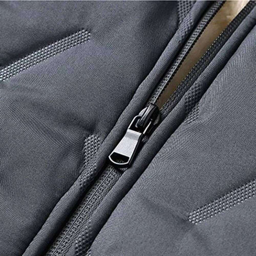 Men's Lamb Fleece Autumn Winter Casual Short Cardigan Coat Simple Comfy Solid Color Small Stand Collar Zipper Jackets J260626 - view 5