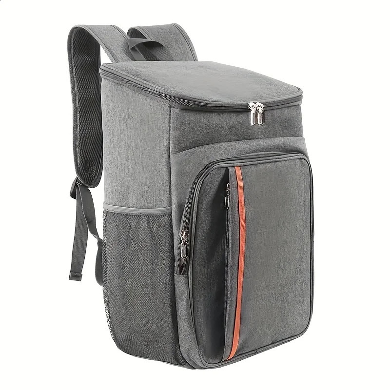 Double Shoulder Insulated Bag Large Capacity Durable Outdoor Picnic Camping Sports Backpack Oxford Cloth Insulated Cold Ice Bag 260626 - view 3