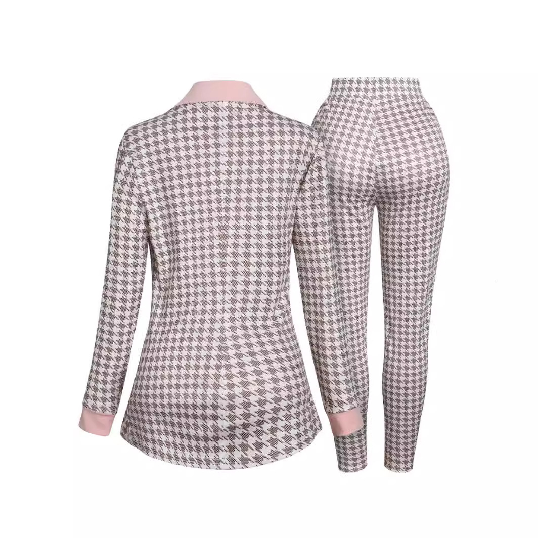 Sexy Two Piece Suit for Women Blazer and Pants Set Print Long Sleeves Coats and Trousers Streetwear Female Autumn Winter - view 5