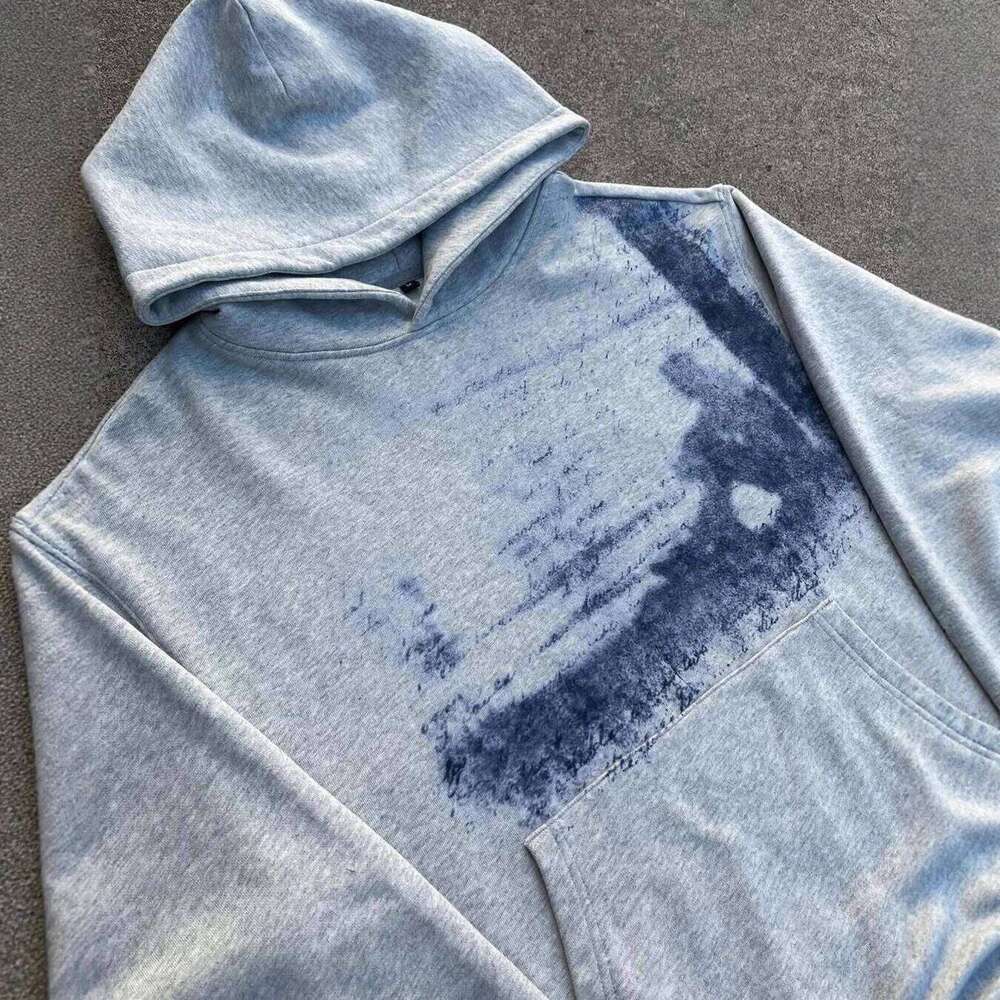 New autumn winter style personalized fashion loose street Y2K new men's and women's hooded pullover hoodie W260626 - view 4