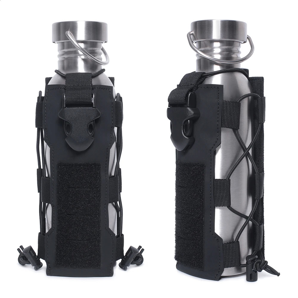 Outdoor Sports Molle Water Bottle Pouch Radio Canteen Cover Holster Waist Pack Hunting Hiking Travel Kettle Holder Bags 260626 - view 3
