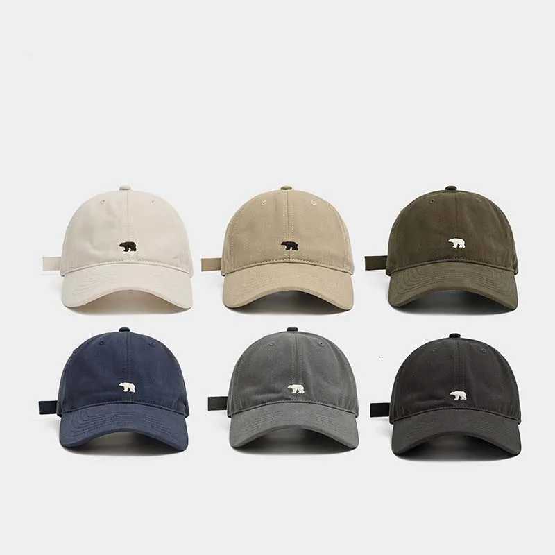 Polar Outdoor Retro Fashionable Unisex Bear Embroidered Baseball New Style Versatile Big Circumference Duckbill M260626 - view 3