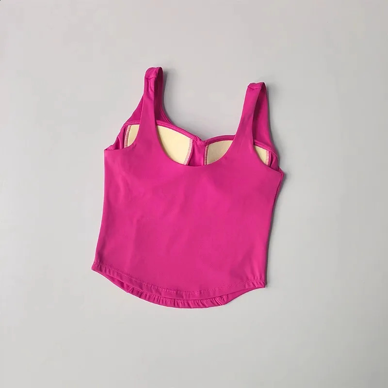 High Strength Back Fitness Tank Top Womens Running Shockproof Sports Bra High Elastic Gathering Nude Yoga Bra for External Wear 260626 - view 5