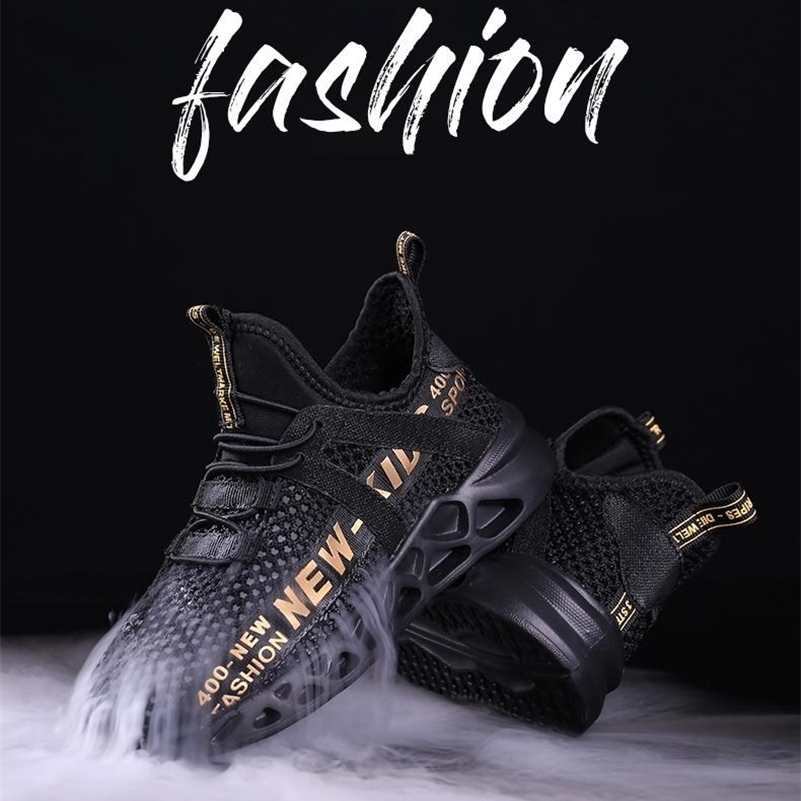 Single Net Childrens Running Sneakers Breathable Lightweight Soft Non-slip Leisure Comfortable Walking Boys Girls Casual Shoes 260617 - view 3