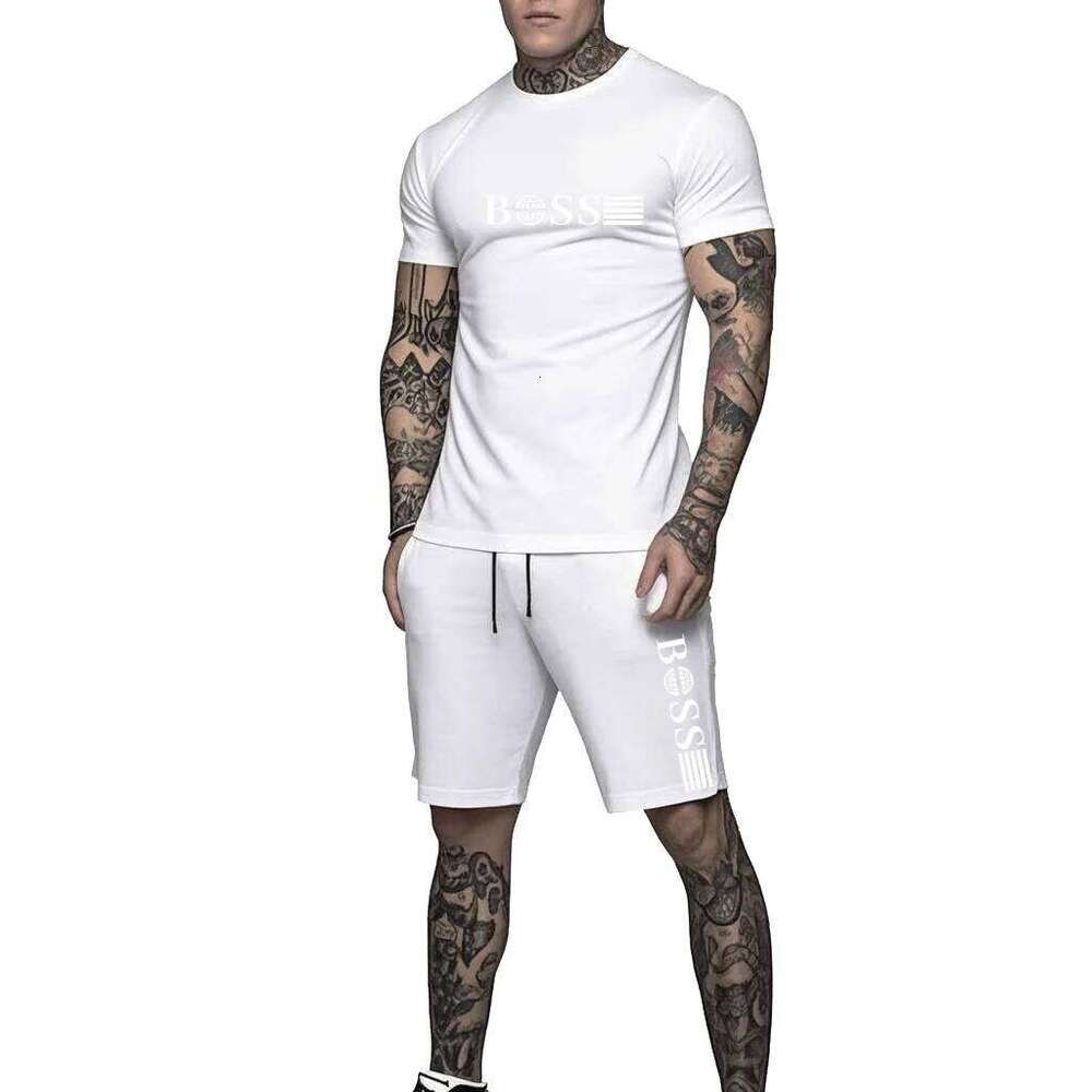 2026 Fashionable summer outdoor sports suit men's breathable T-shirt shorts casual and fashionable two-piece set 26Y0626 - view 6