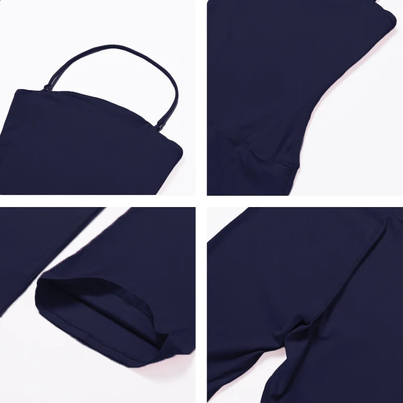 Summer Women Sleeveless Yoga Jumpsuit Female Gym Flared Overalls Neck-hanging Backless Sportswear Sport Outfit For Woman 260626 - view 7