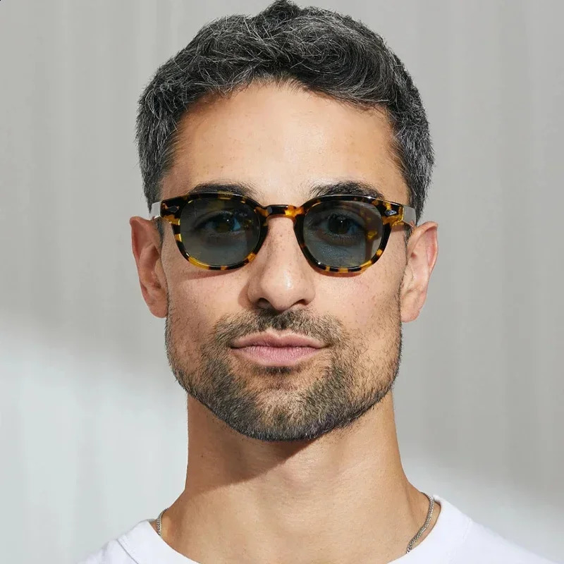High Quality Acetate Sunglasses For Men And Women ner Lemtosh Yellow Frame Vintage Sun Glasses Gradient lense 260626 - view 3