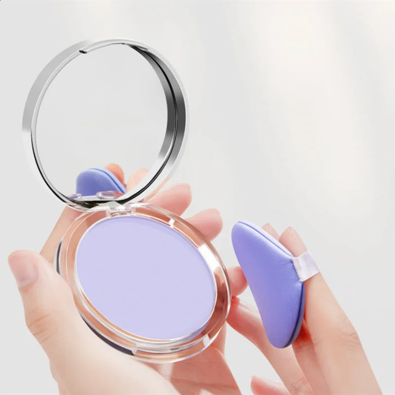 1PC Violet Cream To Powder Skin-friendly Skin Natural Face Long Lasting Oil-controlling Con Powder Cosmetics 260625 - view 4