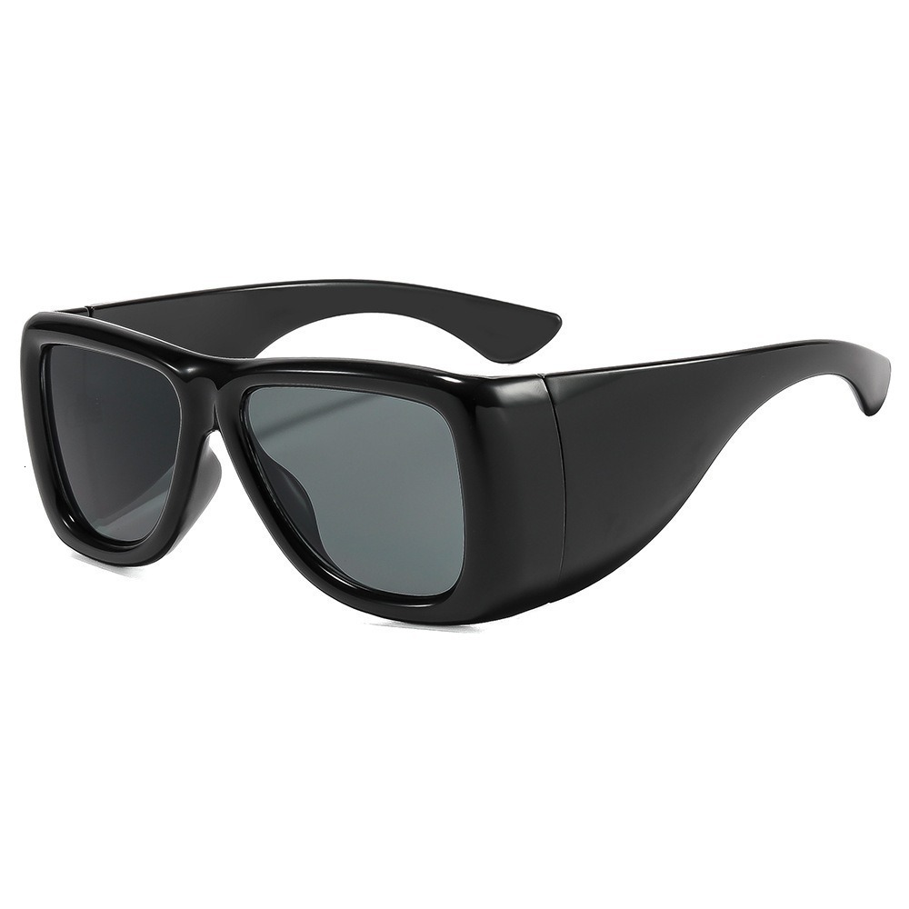 20 New European And American Style Square Large Frame Sunglasses, Popular For Photos, Hip-Hop Fashion, Unique UV Protection Sunglasses