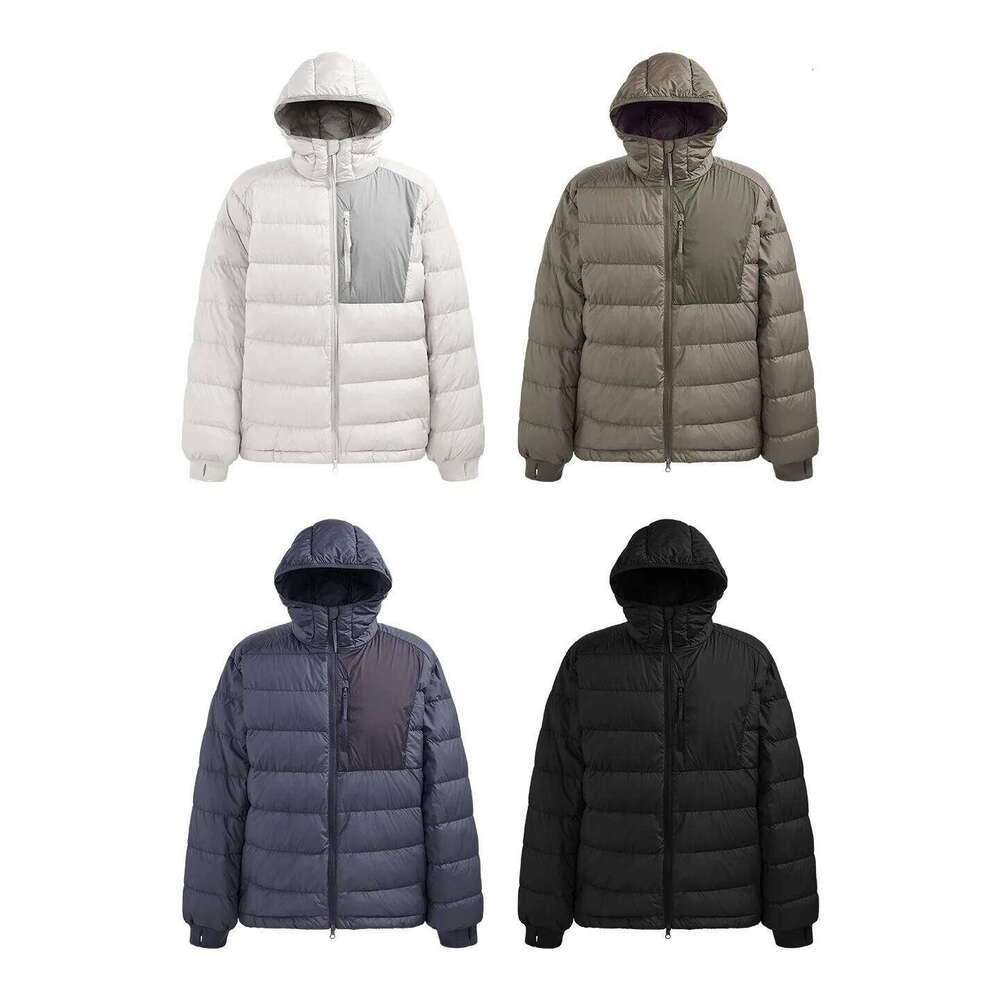 Waterproof Lightweight Jacket, 90% White Duck Down Packable Hooded, Winter New Travel Puffer Coat Unisex Outdoor J260626 - view 7