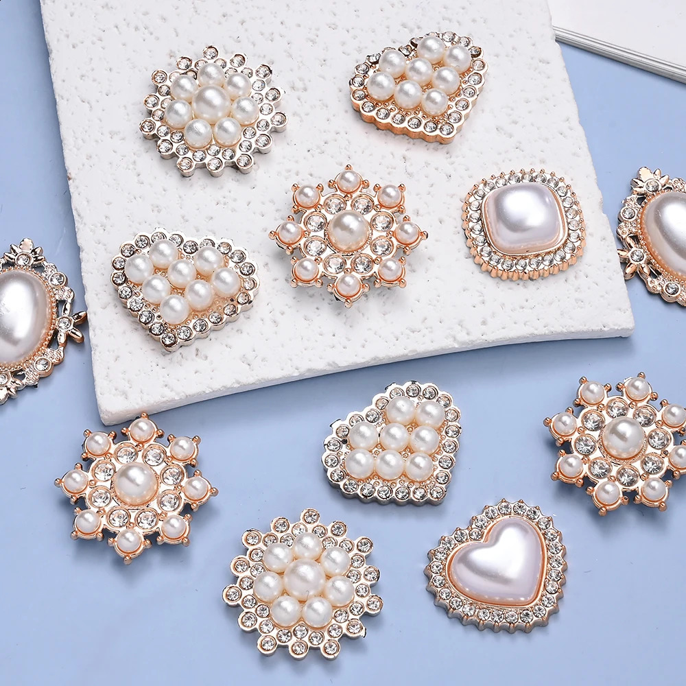 20pcs White Acrylic and Rhinestone Decorative Patches for Jewelry Making DIY Fashion Decoration Clothing and Crafts Accessories 260623 - view 6
