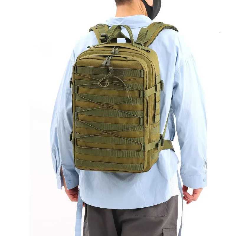 Camouflage Durable Outdoor Backpack 3P Double Shoulder Hiking and Mountaineering Large Capacity Backpack M260626 - view 5