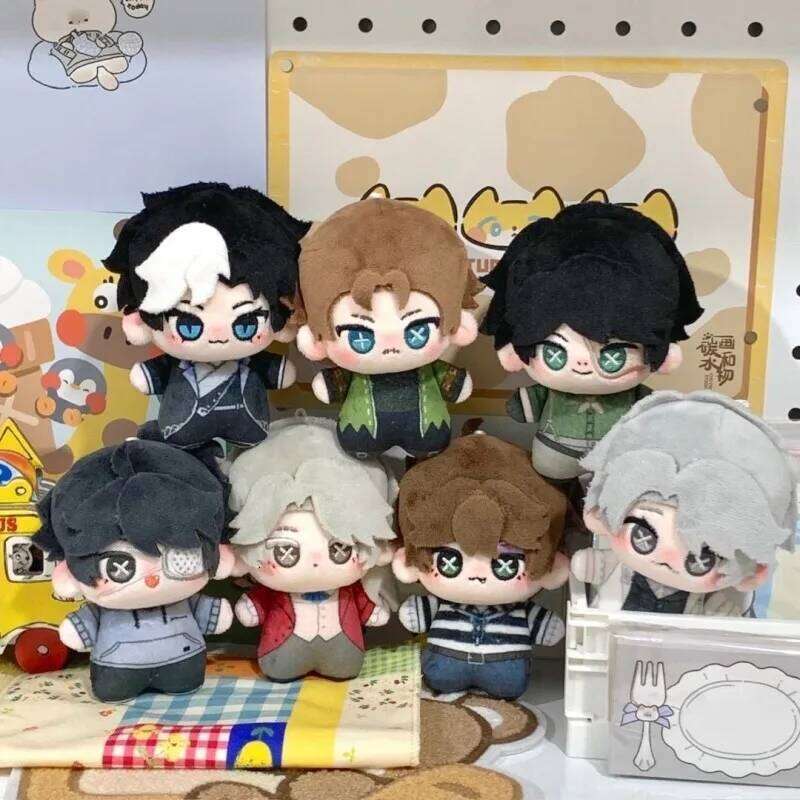 Cartoon Identity V Keychain 10cm Plush Cotton Doll Pendent Composer Mercenary Anime Figure Keyring Fans Gifts 26Y0626 - view 5