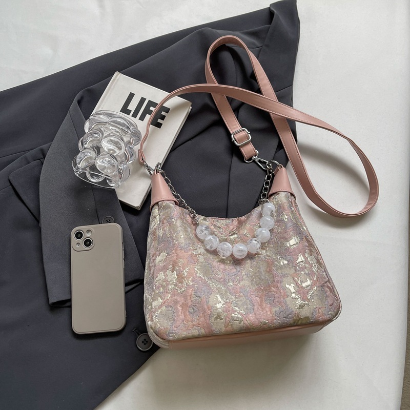 Summer New Chinese Style Women Crossbody Bag, Trendy Hot Niche Versatile Shoulder Underarm Handbag - view 4