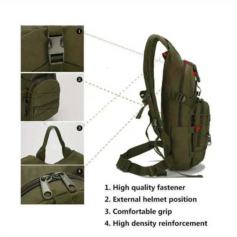 Outdoor 15L Molle Tactical Backpack Sports Bicycle Backpacks Cycling Climbing Hiking Camping Bag M260626 - view 5