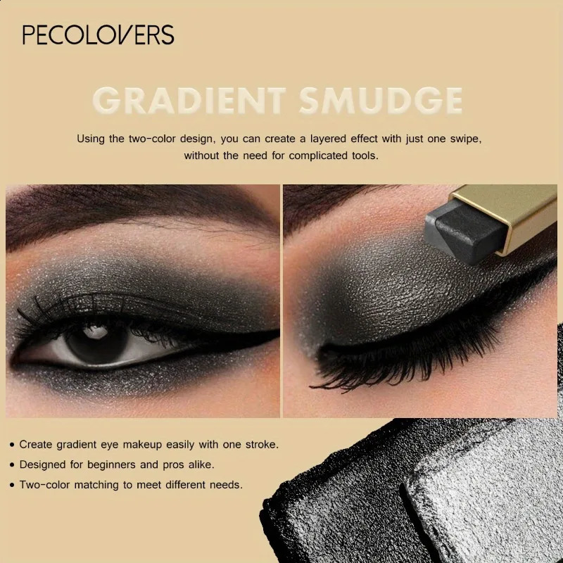 Dual-Tone Pearlescent Eyeshadow Sticks - Long-Lasting Waterproof with Vibrant Colorfastness - Perfect Gift for ValentineS Day 260626 - view 7