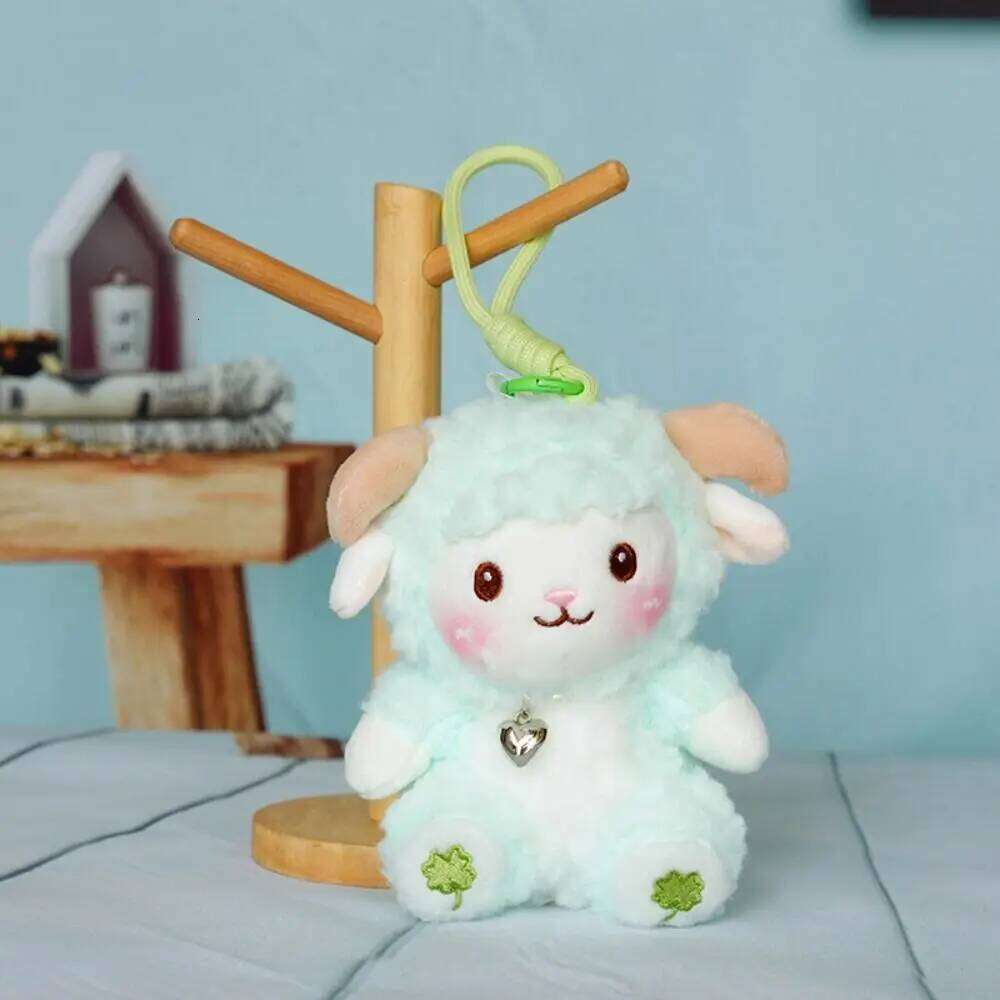 PP Cotton Little Keychain Soft Comfortable Animal Stuffed Doll Collection Cartoon Sheep Plush Keyring 26Y0626 - view 5