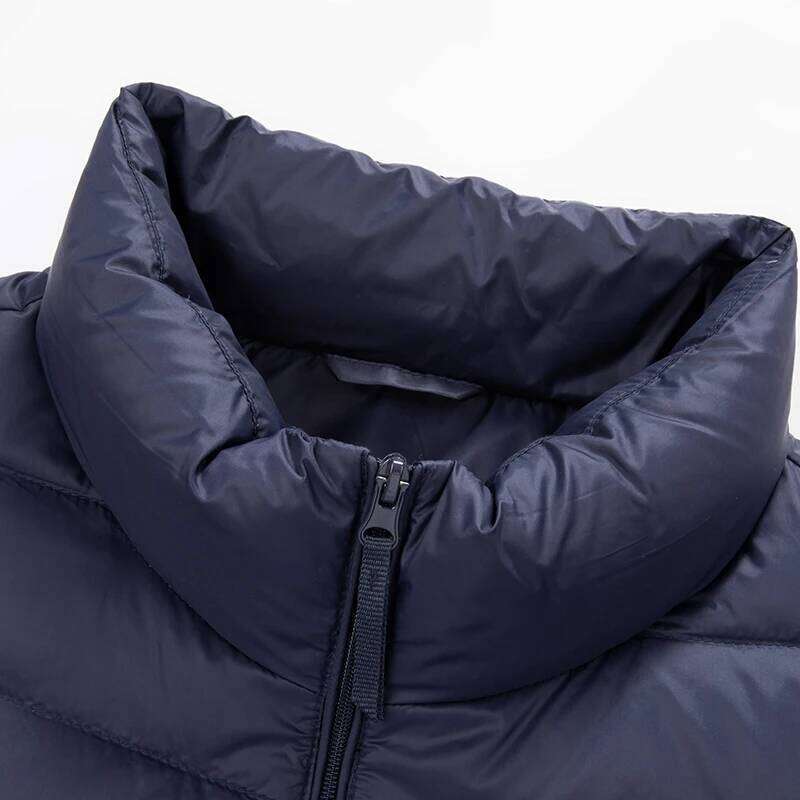 90 white duck men's light warm down jacket with a stand-up collar, fashionable versatile autumn and winter coat W260626 - view 5