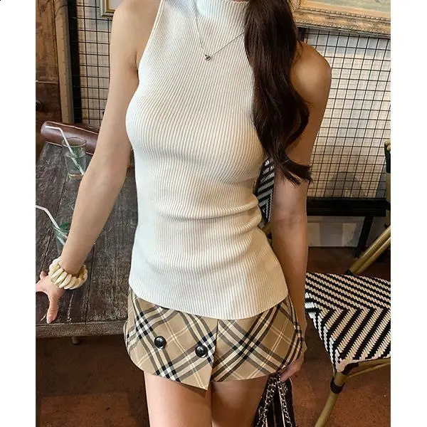 Spring and Autumn Atype khaki plaid skirt womens temperament girl low waist sexy slim 260626 - view 5