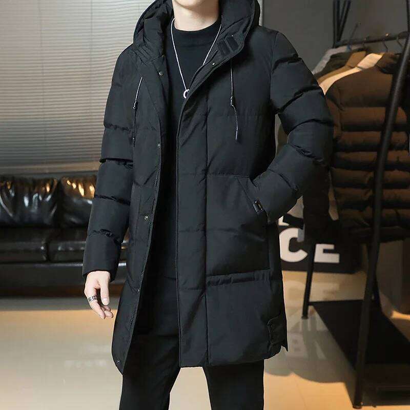 Winter Hooded Long Parkas Men Thick Jacket Coats Plus Size 8xl Casual Warm Padded Puffer Jackets Male Windbreak Outerwear J260626 - view 4