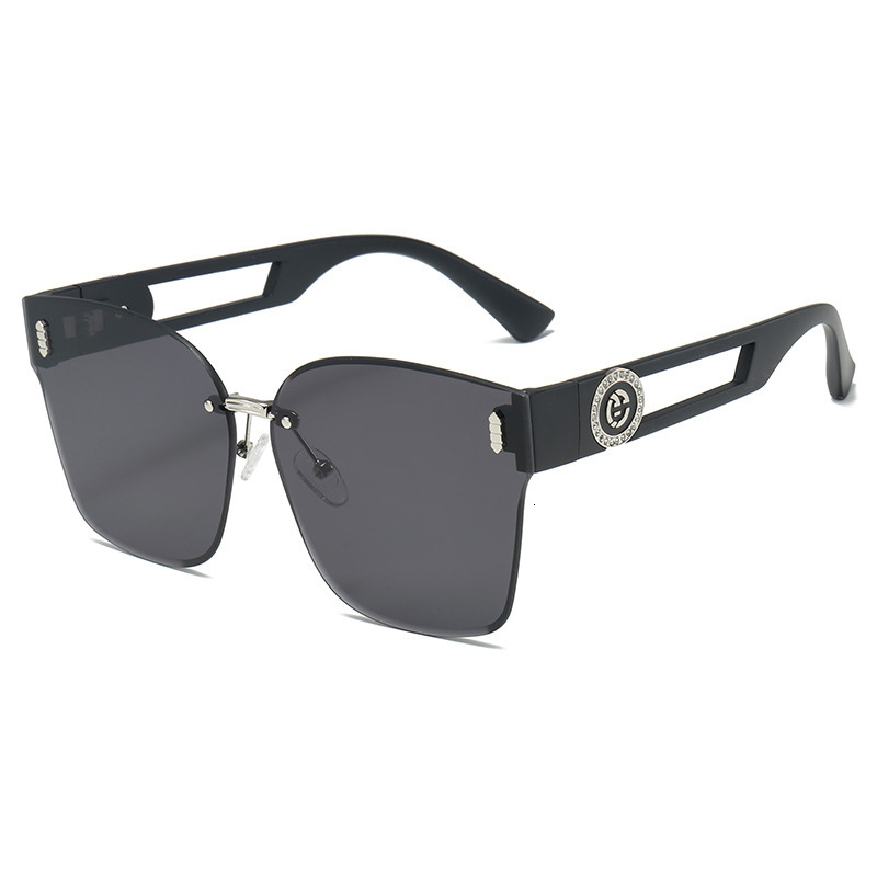 2026 New Designer Niche Luxury Personality Trend Casual Versatile Frameless Cut Edge Gradient Color High-quality Sunglasses Sunshade Women's Sung - view 9