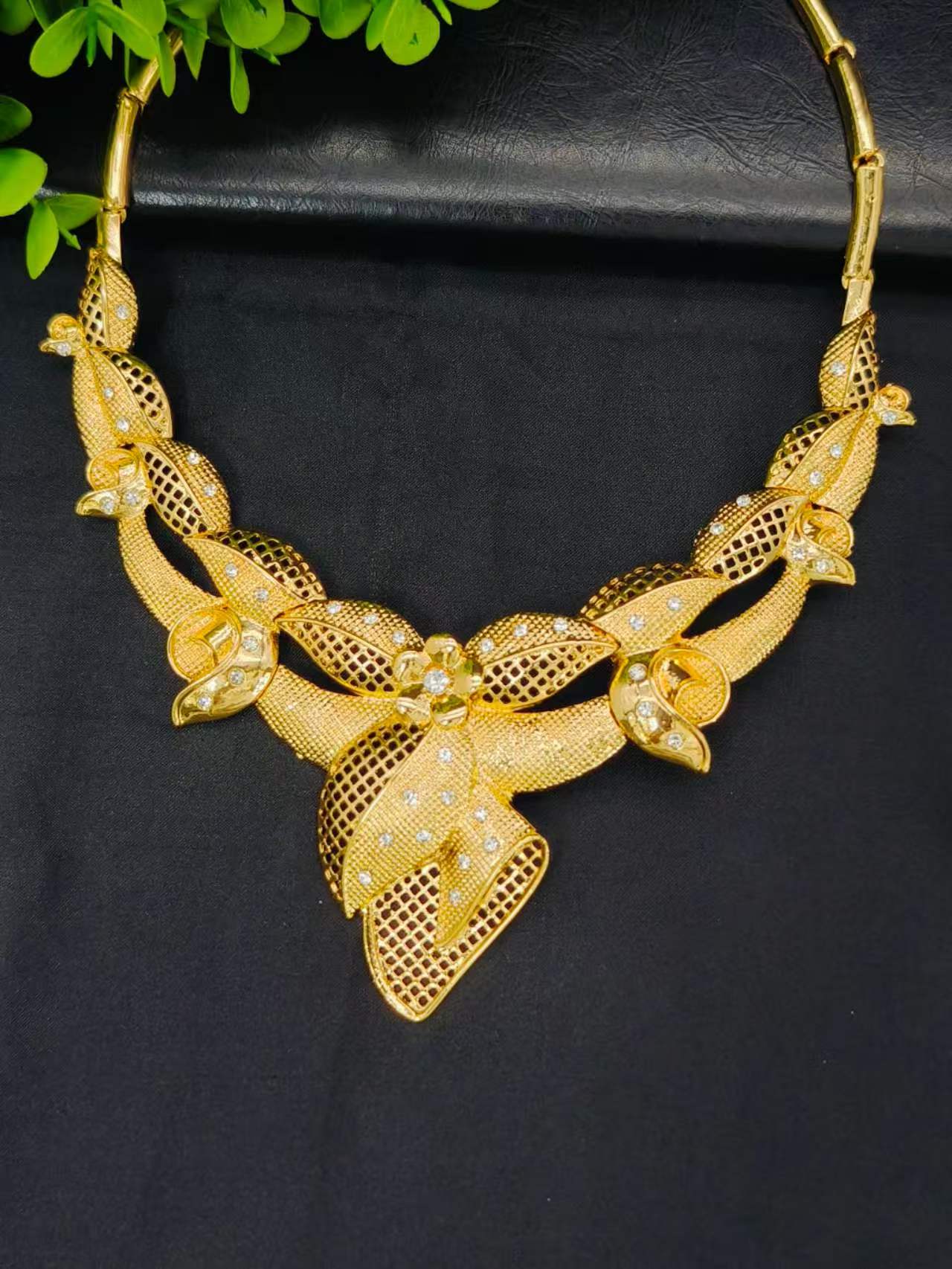 4pcs Women's Jewelry Set Middle Eastern Style Necklace Bracelet Ring Earrings Suitable Party Festival Jewelry Gifts - view 4