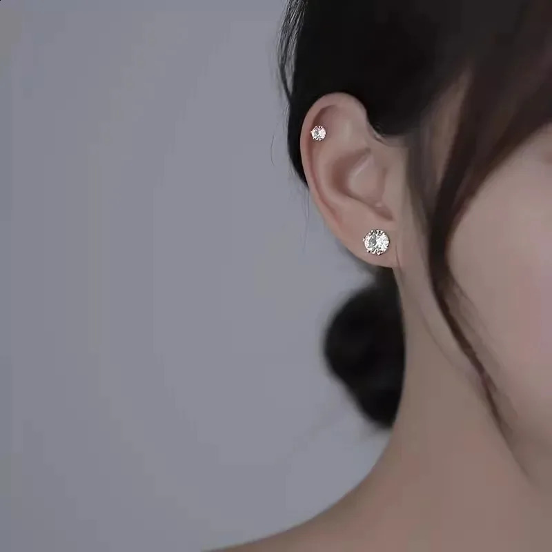 12pcs Simple Magnetic Earrings Ear Clips for Men Women Stud Earring Zircon Bone Cochlear No Piercing Jewelry Gift 260623 - view 5