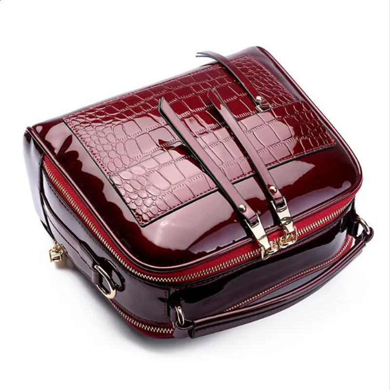 Leather bag Crocodile Vintage Women Shoulder Bags Crocodile leather handbag s handbags women bags 2026 genuine 260626 - view 5
