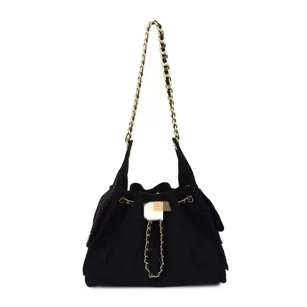 Designer's high-end retro diamond grid chain tote bag women's large capacity crossbody shoulder bag handbag