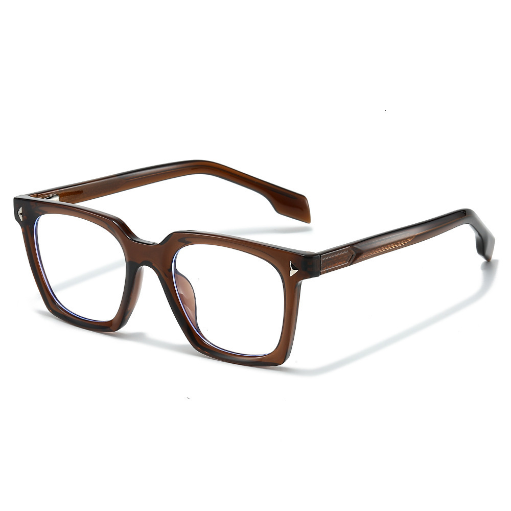 2026 Elegant Ultra-Light Tr90 Pin-Fit Fashion Eyeglass Frame Anti-Blue Light Flat Lens Glasses - view 4