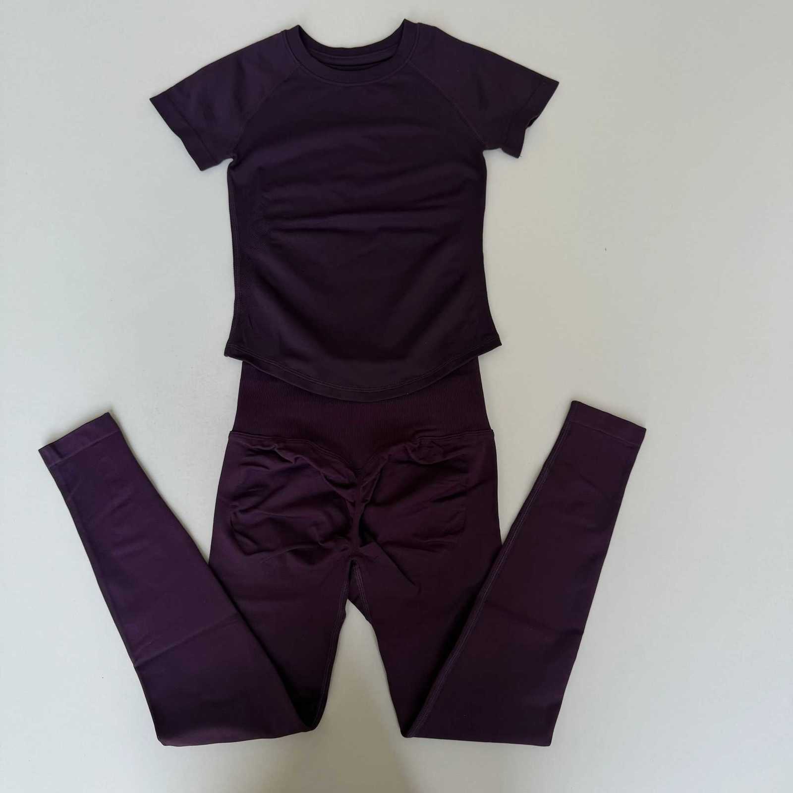 Gym 2pcs Women Sport Sets Push Up Yoga Pants Hollow Gym Fitness Bras Workout High Waisted Leggings Seamless Tights Set Suit M260626 - view 7