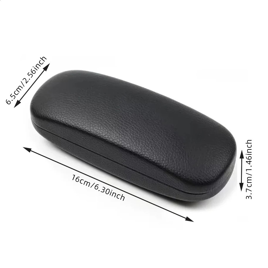 Firm Glasses Case Men Women Hard PU Leather Eyeglass Case Reading Glasses Box 260625 - view 5