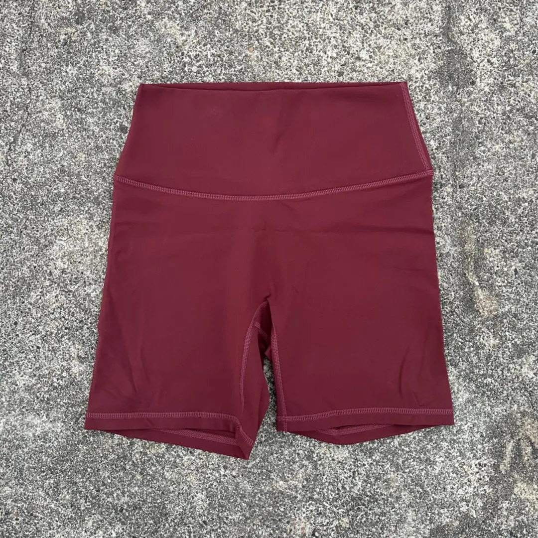 Solid Color Women Fitness Sports Short High Waist Yoga Short Leg Cycling Comprehensive Training Jog Squat Proof Internal Pocket 260626 - view 3
