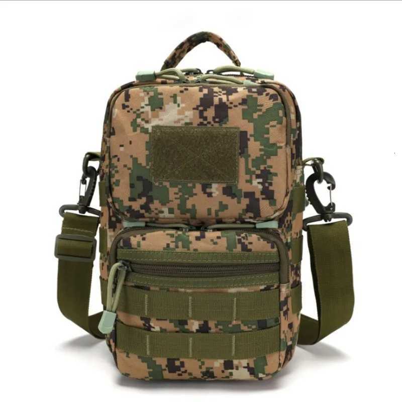 Crossbody Bag Camouflage Tactical Outdoor Multifunction Large Capacity Hanging Bag Waterproof and Wear-Resistant Shoulder Bag M260626 - view 3