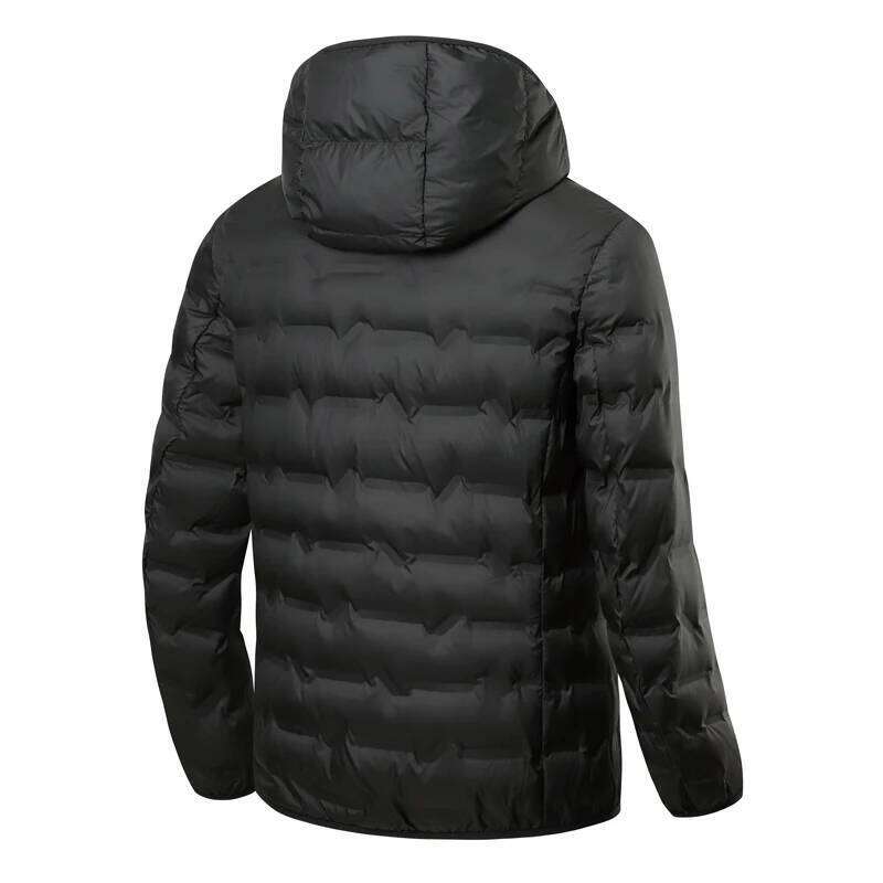 JNLN Men's Winter Jacket Duck Down Lightweight Padded Jackets Hiking Camping Climbing Trekking Graphene Lining Warm Coat W260626 - view 3