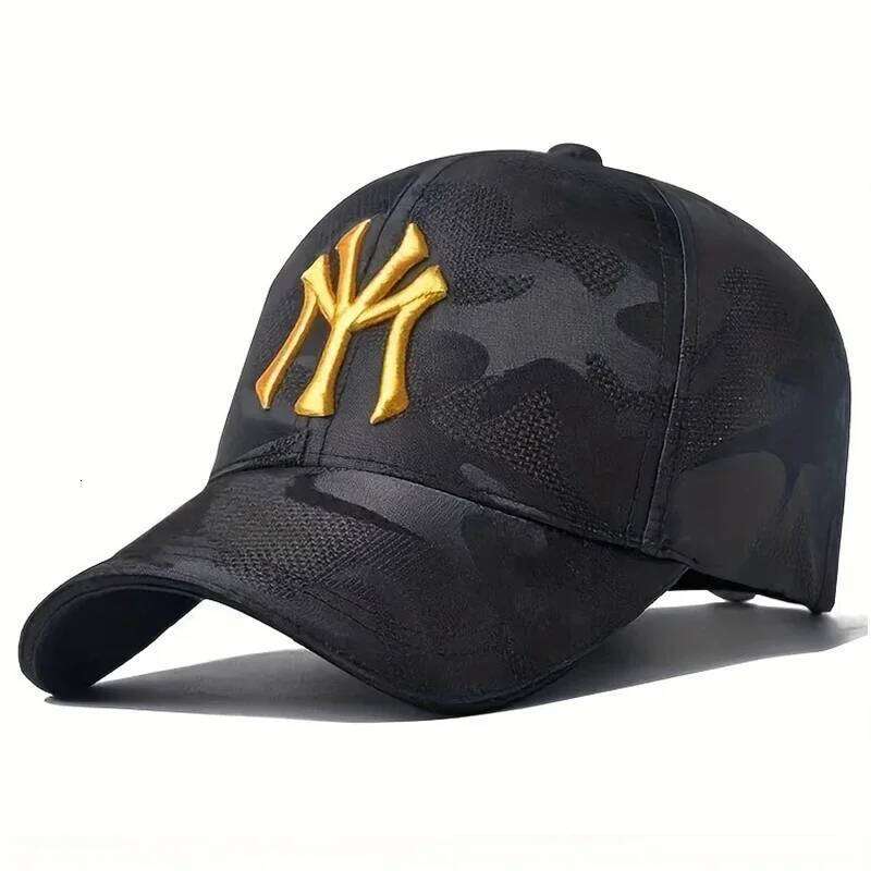 Unisex Letter Embroidery Camouflage Baseball Caps Spring and Autumn Outdoor Adjustable Casual Hats Sunscreen Hat Sports Golf Cap W260626 - view 5