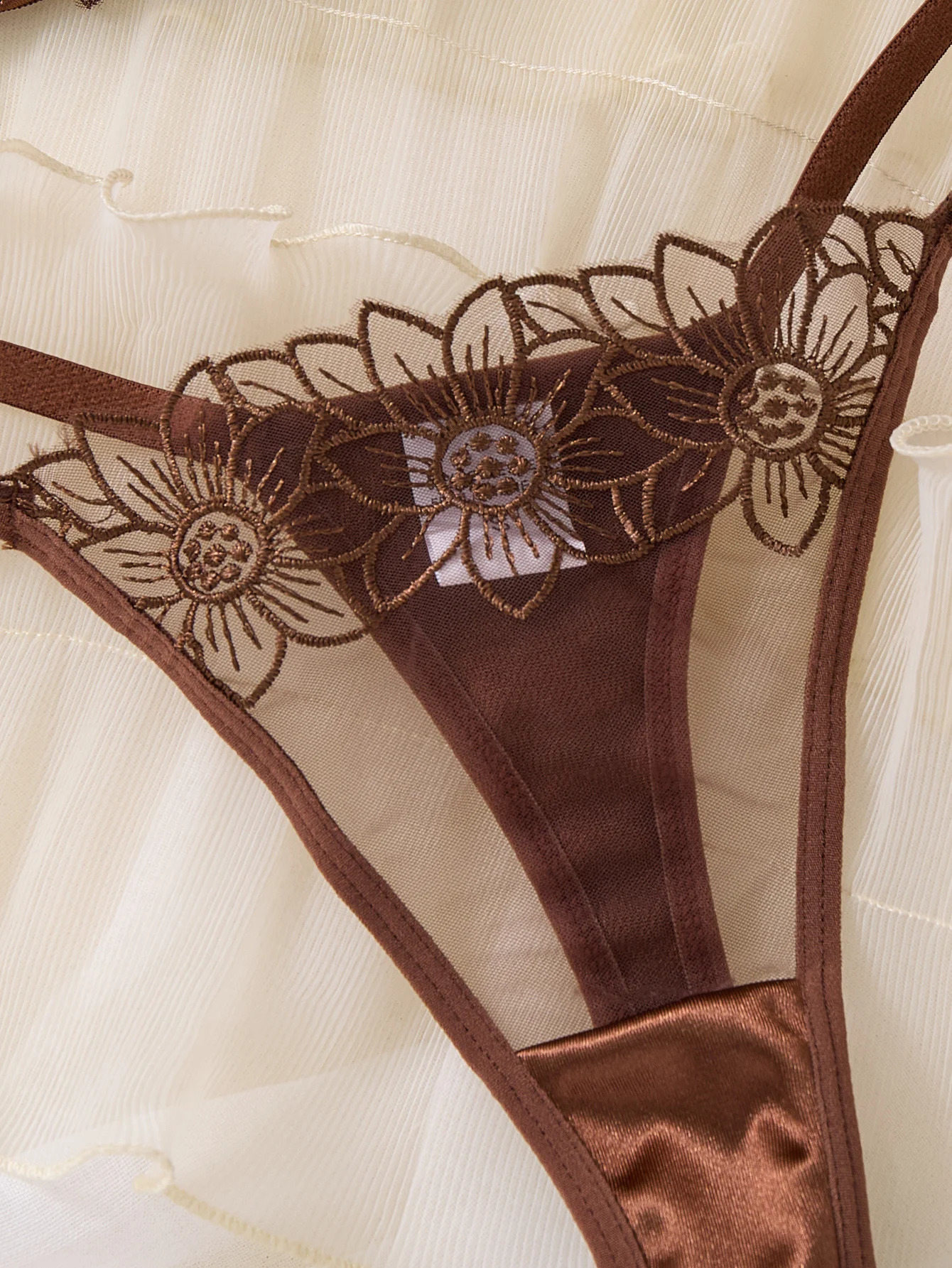 Lafis Sexy and Alluring Floral Embroidery Womens Underwear Set TwoPiece Bra ZA825126 260626 - view 7