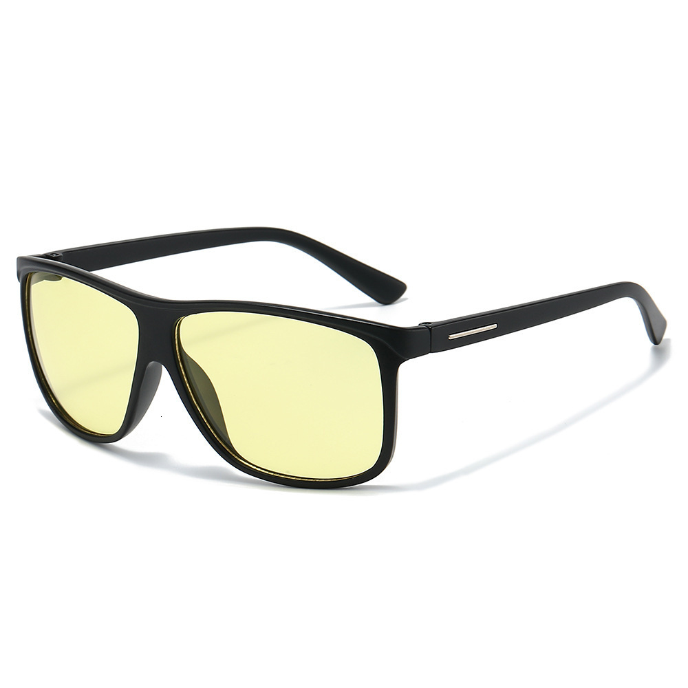 2026 New Simple Square Fashion Sunglasses European And American Large Frame Retro Versatile Sun Protection Sports Glasses - view 4
