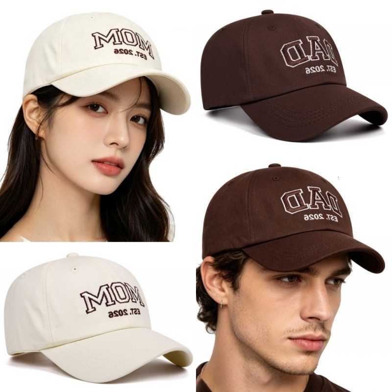 Solid NEW DAD MOM Embroidery color Mens Baseball For Man Womnes Outdoor Fashion Sport Caps Sun Hat M260626