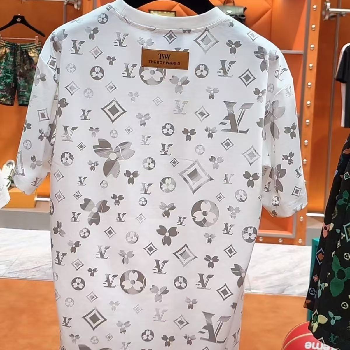 Trendy Brand Men's Short 2025 Summer New Fashion Trend Slim Fit Versatile Crew Neck Half Sleeve T-Shirt Couple