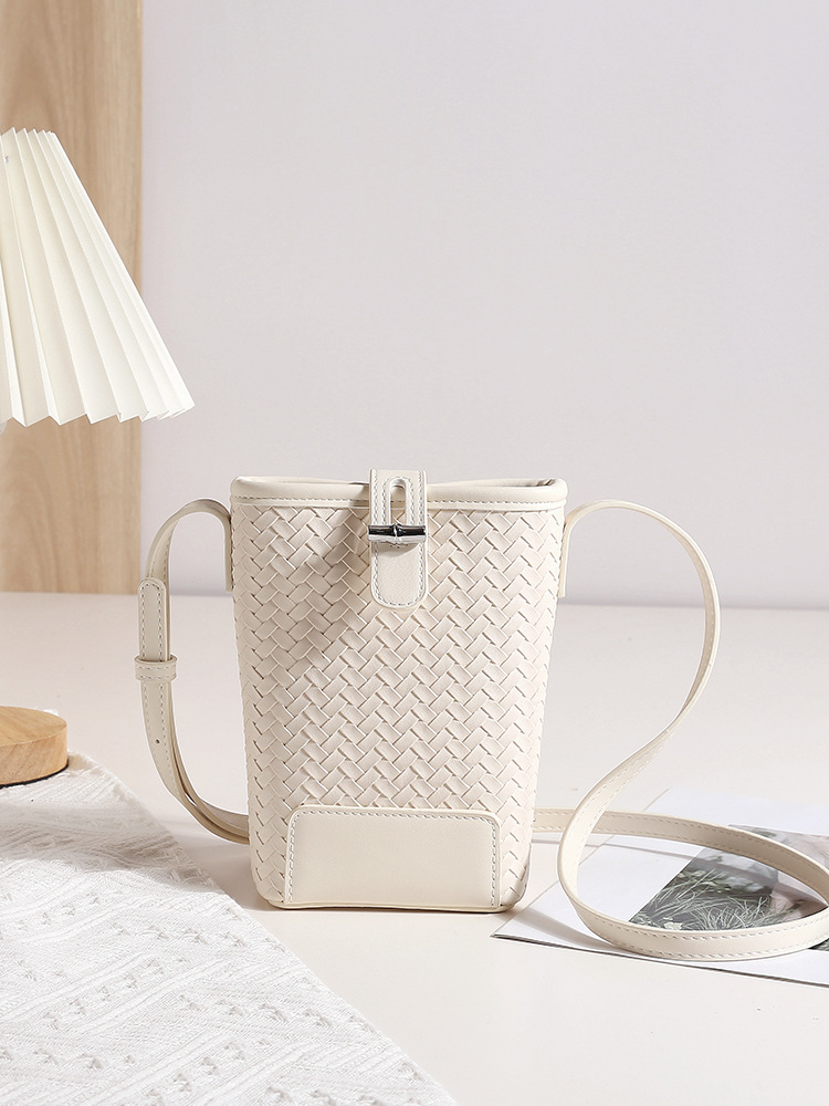 Free Shipping 2026 New Woven Mini Square Bag for Women, Unique Designer Crossbody Phone Purse, Versatile Casual Everyday Bag - view 7
