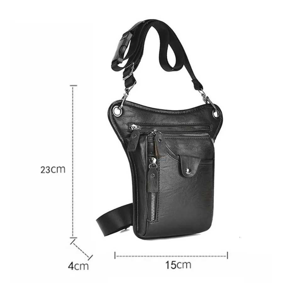 PU Waist Pack Drop Vintage Leg Bag Men Women Belt Hip Bum Bag Multi-Purpose M260626 - view 7
