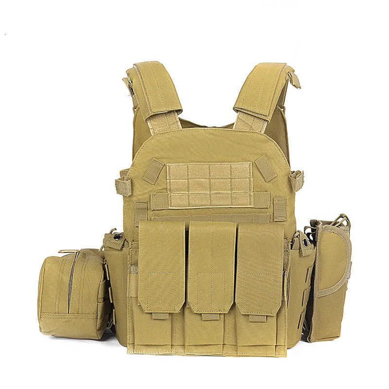 Camping 6094 Real Jungle CS Lightweight Combat Tactical Vest Solid Color Outdoor Quick-Release Tactical Vest M260626