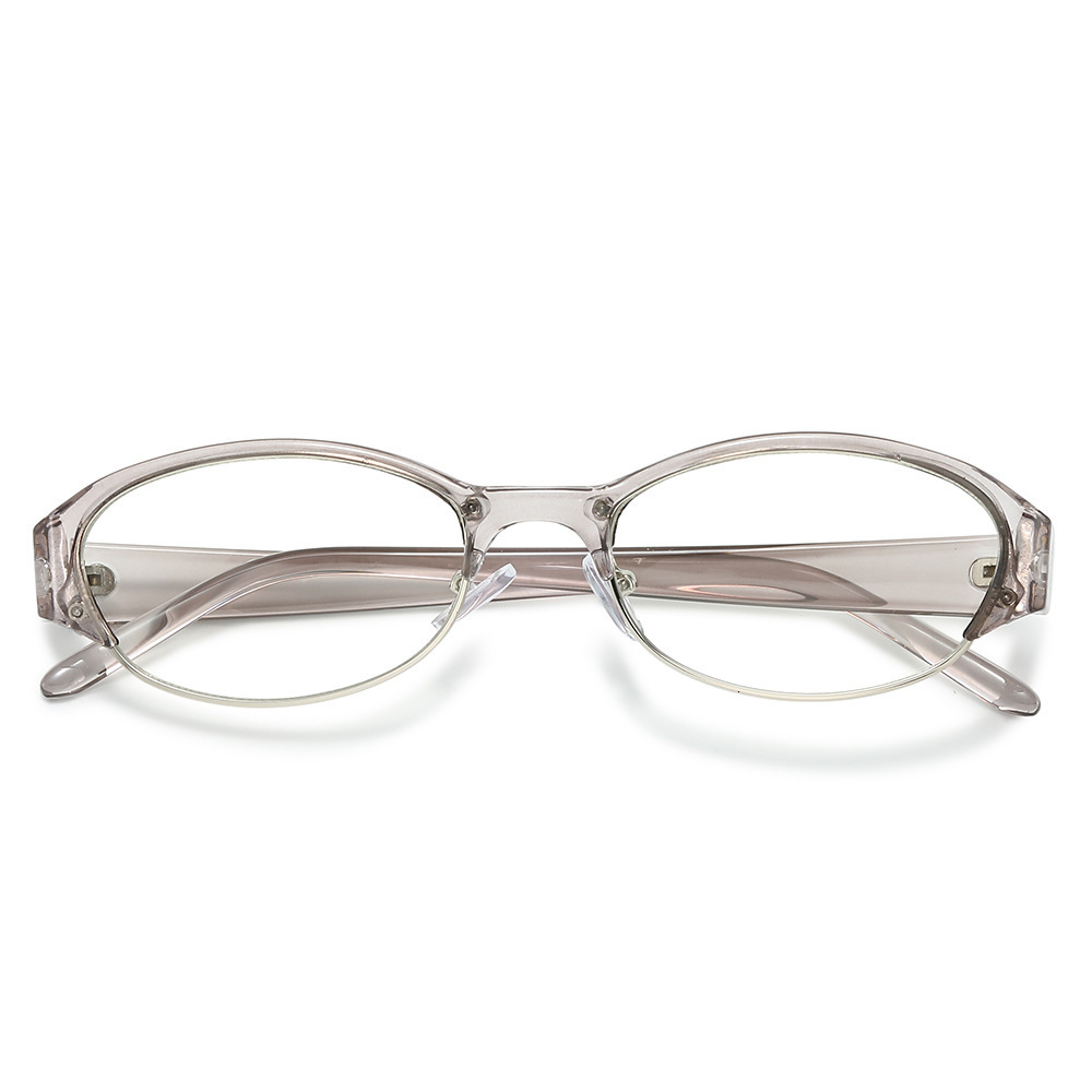 2026 New Model Unique Oval Niche Eyeglass For Men Women, Fashionable And Artistic Retro Non-Prescription Glasses Frames - view 5