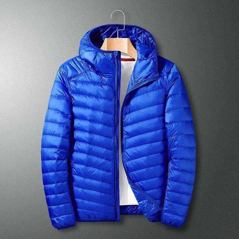 UETEEY 2024 Autumn Winter White Duck Down Jacket Men Light Weight Warm Waterproof Casual Outdoor Portable Male Puffer Coats W260626 - view 7