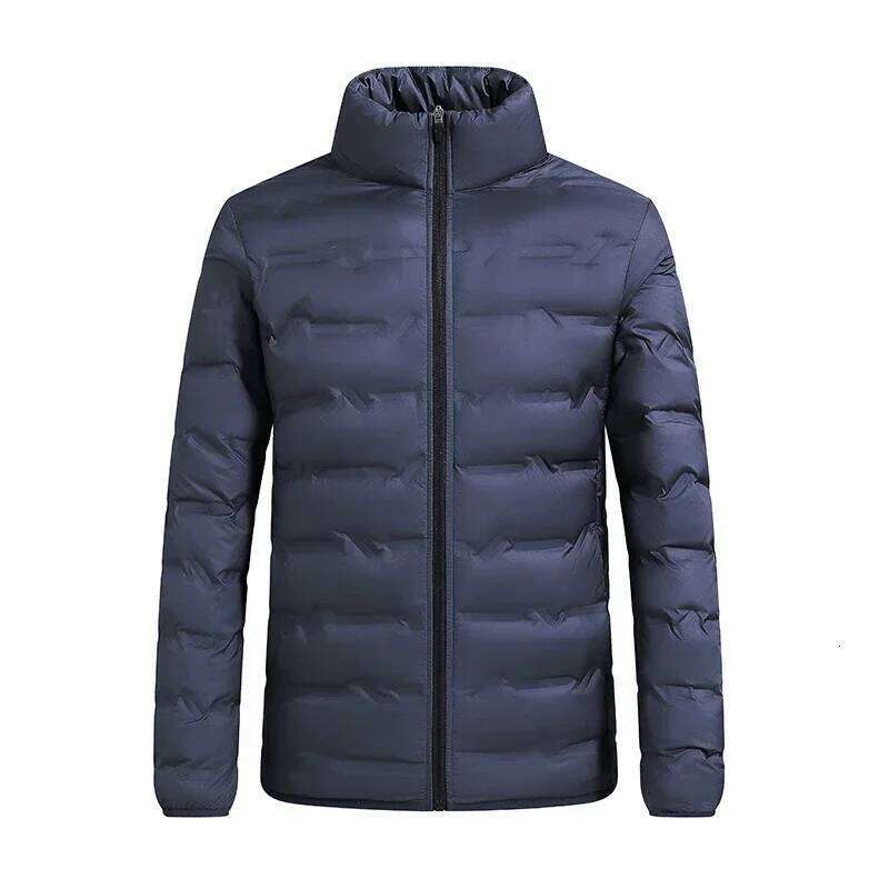 Men's Down Jacket Stand Collar Slim Short Warm Winter Trend Outdoor Sports Clothing Fashion Coat W260626 - view 4